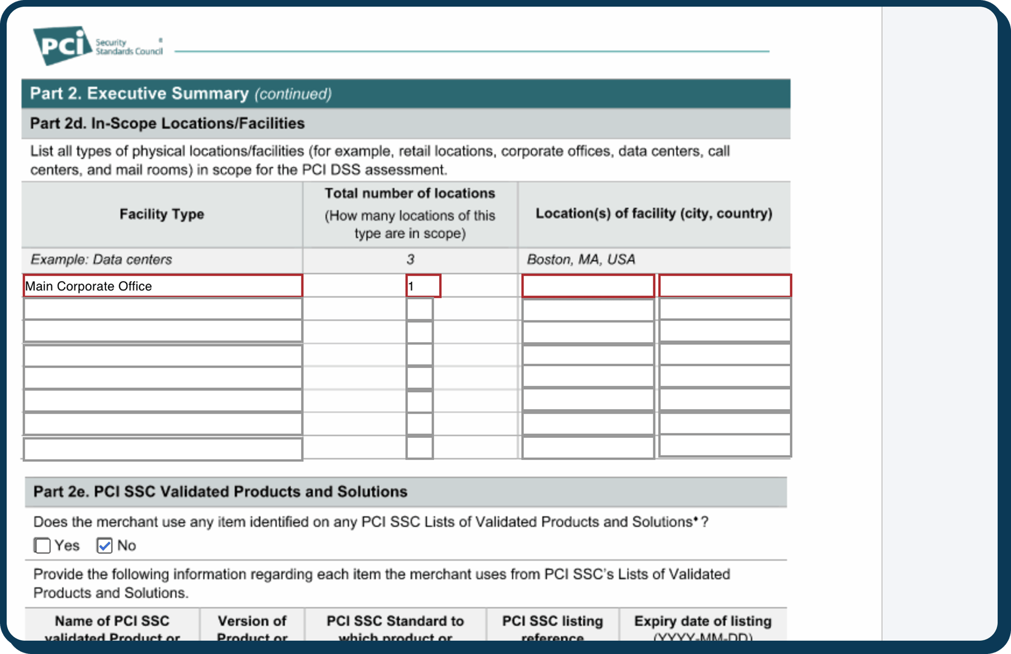 Completing the PCI SAQ A form for Adyen
